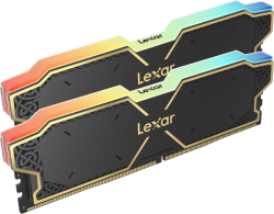 LEXAR 32GB Kit (2x16GB) THOR DDR5 6000 CL38 1.3V памет с радиатор и RGB осветление