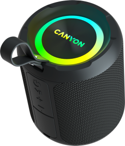 Bluetooth Колонкa CANYON speaker OnMove 11 IPX6 TWS 20W EQ RGB Black