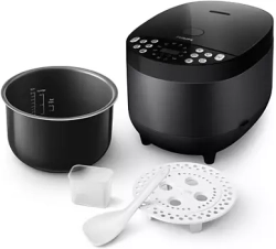 PHILIPS Уред за готвене „Всичко в едно“, серия 3000 - 3D система за нагряване, 5-слоен вътрешен съд, 60 програми за готвене; HD4713/41