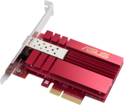 Мрежова LAN карта/адаптер Asus PCIe Adapter, XG-C100F, 10GBase-T PCIe SPF+ port for Optical Fiber Transmission and DAC cable, Built-in QoS technology
