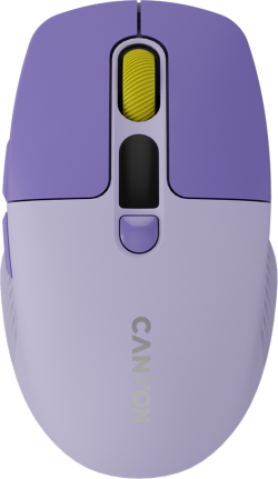Мишка CANYON mouse MW-26 LCD Silent Dual Mode Wireless Violet
