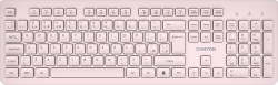 Клавиатура CANYON keyboard HKB-W01 UK-US AAA Wireless Beige