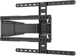 Стойка за телевизор VALUE 17.99.1188, за стена, ултратънка, наклон, завъртане, 43" - 90", 432 x 632 x 250 мм, черен