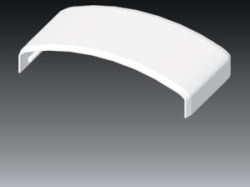 Елемент Удължение за кабелен канал LE 80х20 мм