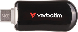 USB флаш памет Verbatim USB Plectra 64 GB USB Type-C чернo