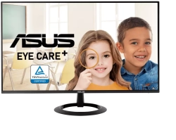 Монитор ASUS VZ27EHF Eye Care – 27", 1920 x 1080 Full HD, 16:9, IPS панел, 1 ms. MPRT, 100 Hz, HDMI(v1.4) x 1, Черен