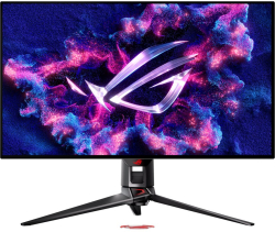Монитор Геймърски ASUS ROG Swift OLED PG32UCDM - 31.5", 4K (3840 x 2160) QD-OLED панел, 240 Hz, 0,03 ms., 1000 cd/㎡, Черен