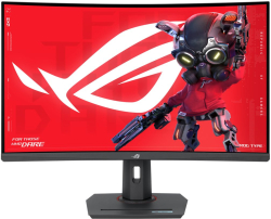 Монитор ASUS ROG Strix XG32WCMS 31.5inch Fast VA WLED Curved 1500R WQHD 16:9 280Hz 350cd-m2 1ms HDMI DP USB-C Black