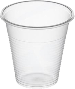 Пластмасови чаши Economy, прозрачни, 160 ml, 100 броя