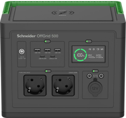 Аксесоар за UPS APC Schneider OffGrid Portable Power Station 500 517Wh Lithium-ion 2 Schuko Sinewave