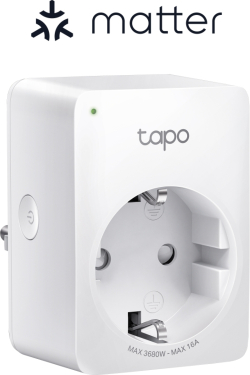 Контакт Управляем контакт TP-LINK Tapo P110M, 2990W, Wi-Fi, Matter-certified