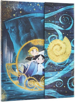 Paperblanks Тефтер Song of the Sea, Ultra, широки редове, твърда корица, 72 листа