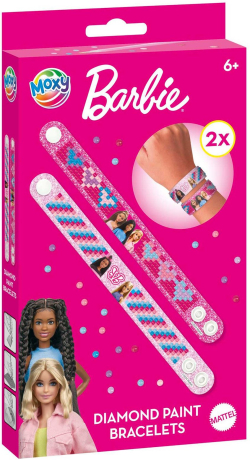  Moxy Гривни за рисуване Barbie, с мъниста, 2 броя