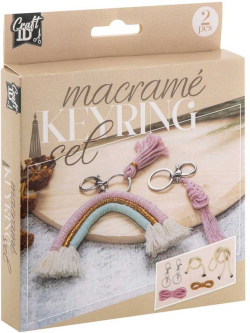  Moxy Ключодържател, макраме, 2 броя
