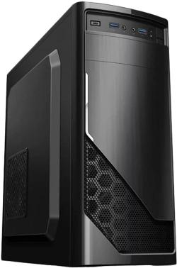 Кутия Chassis FC-F52A, ATX, 7 slots, 1 X 5.25", 2 X 3.5" H.D., 2 X 2.5", 2 x USB 3.0, 1 X Type C - 1 x AUDIO -, PSU 550W 12 sm, 20+4pin, Black