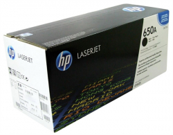 Тонер за лазерен принтер HP 650A, орогинален, за HP LaserJet CP5525/ M750, 13500 копия, черен цвят