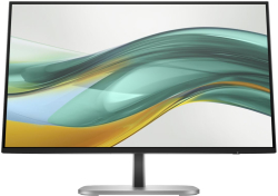 Монитор HP серия 5 Pro - 524pf - 23.8", IPS панел, 1920 x 1080 Full HD, 16:9, 100 Hz, 350 cd/m², Черно - сребрист