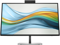 Монитор HP Series 5 Pro - 27", 2560 x 1440 QHD, 16:9, 100 Hz, IPS панел, 5 ms. GtG, 350 cd/m², 5 MP вградена уеб камера с IR сензор, Черен