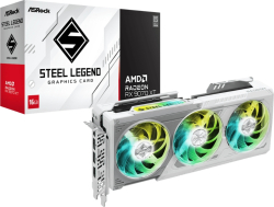 Видеокарта AMD Radeon RX 9070 XT Steel Legend 16GB