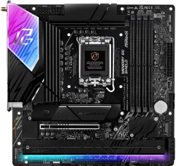Дънна платка ASRock B860M PG Lightning WiFi, LGA1851 сокет, 4x DDR5 слота, 256 GB, Micro ATX