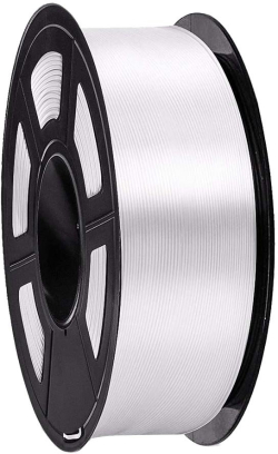 Консуматив за 3D принтер Silk, PLA+, 1.75 mm, 1 kg, бял