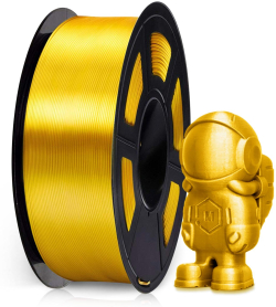 Консуматив за 3D принтер Silk, PLA+, 1.75 mm, 1 kg, златист