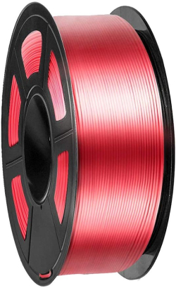 Консуматив за 3D принтер Silk, PLA+, 1.75 mm, 1 kg, червен