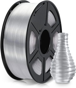 Консуматив за 3D принтер PLA+, 1.75 mm, 1 kg, прозрачен