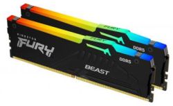 Памет Kingston 32GB 6400MT-s DDR5 CL32 DIMM (Kit of 2) FURY Beast RGB EXPO