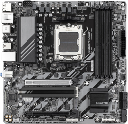 Дънна платка GIGABYTE B850M DS3H, B850, AM5, DDR5, PCI-E 5.0, (DP&HDMI), 4x SATA 6Gb/s, 4x M.2 slots, USB 3.2 Gen 2, 2.5GbE LAN, micro ATX