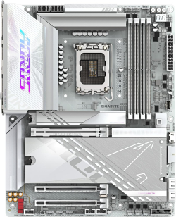 Дънна платка GIGABYTE Z890 AORUS PRO ICE, LGA1851 сокет, 4x DDR5 слота, 256 GB, ATX