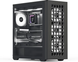 Кутия AeroCool Case ATX - D502A Black, Addressable RGB