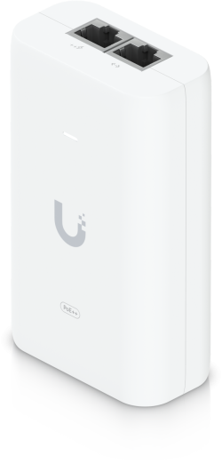 Мрежов продукт Ubiquiti U-POE+ адаптер 30 W, захранва UniFi PoE+ устройства,