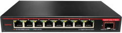  Asustor ASW209X, Switch'nstor 9 Gen2, 9-port 1x 10GbE (10G-2.5G-1G, SFP+), 8x 2.5GbE (2.5G-1G-100M, RJ45), Black