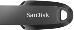 USB флаш памет SanDisk Ultra Curve 3.2, 256GB, USB 3.1 Gen 1, Черен; SDZ550-256G-G46