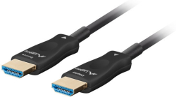Кабел/адаптер Lanberg HDMI M-M V2.1 cable, 30m, Optical, Black AOK