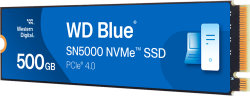 Хард диск / SSD Western Digital Blue SN5000 500GB, M.2 2280, NVMe, PCIe Gen4 x4; WDS500G4B0E-00CNZ0