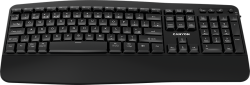 Клавиатура CANYON HKB-W6, Wireless, Черна