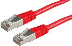 Медна пач корда Patch cable FTP Cat. 5e 1m, Red, 21.15.0131