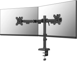 Стойка за монитор Neomounts Nero Double Flat Screen Desk Mount (phone holder+Quick-fix clamp-grommet)