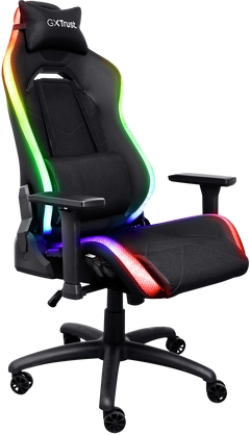 Геймърски стол TRUST GXT719 Ruya RGB Gaming Chair Черен