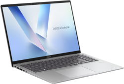 Лаптоп ASUS Vivobook 16 X1607QA-MB006W, 16.0", Full HD+, Qualcomm Snapdragon X X1-26-100, 16 GB LPDDR5X, 512 GB SSD, Сребрист