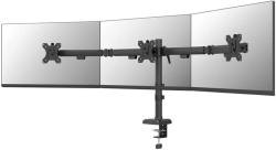 Стойка за монитор Neomounts Nero Triple Flat Screen Desk Mount (phone holder+Quick-fix clamp-grommet)