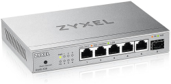 Комутатор/Суич ZyXEL XMG-105, 5 портов 2,5Gb + 1xSFP+, неуправляем