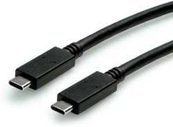 Кабел/адаптер Roline Cable USB3.2 C-C, M/M, 0.5m, 100W PD (11.44.9052)