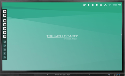 Интерактивен мулти-тъч дисплей TRIUMPH BOARD 75 IFP, Черен панел, Android 14