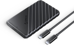 Кутия/Чекмедже за HDD Orico външна кутия за диск Storage - Case - 2.5 inch USB-C Black - 25PW1C-C3-BK