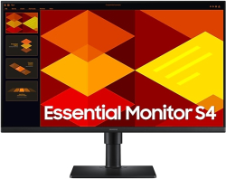 Монитор Samsung S4 S40GD, 27" IPS, 16:9, 1920 x 1080 FHD, 100Hz, 5ms, USB Hub, Черен
