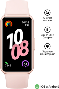 Смарт часовник Huawei Band 10 Nora-B19F Розов