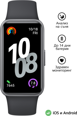 Смарт часовник Huawei Band 10 Nora-B19F Черен